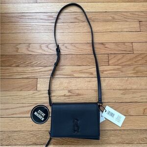 Steve Madden Sleek Black Cross Body Bag